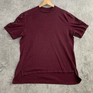 Adidas X Ivy Park Shirt Womens Small Burgundy Beyonce Short Sleeve Tee Oversized